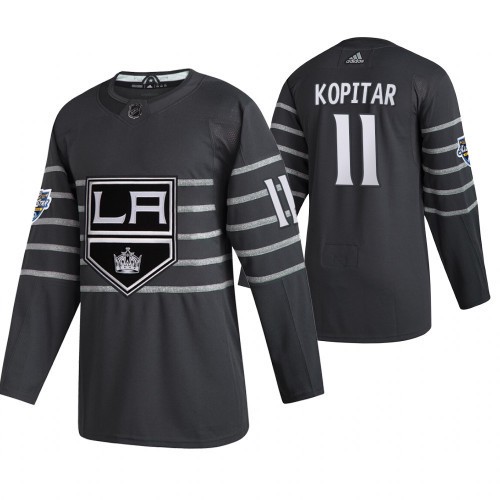 Los Angeles Kings Trikot #11 Anze Kopitar Grau 2020 NHL All Star